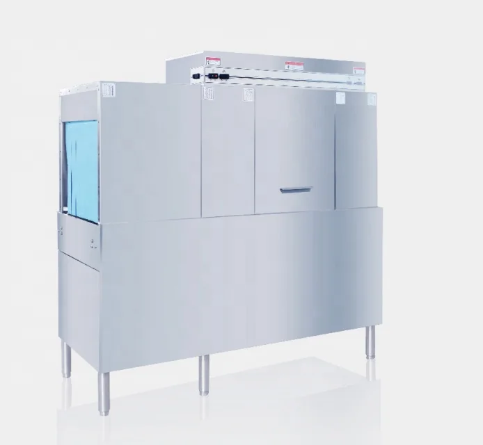 Automatic Energy Saving High Efficiency Long Tunnel Type Dishwasher