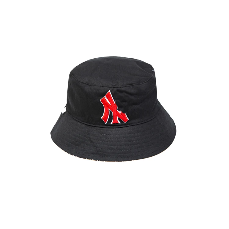 Wholesale Custom New Design Fashion NY Unisex Luxury Fisherman Wide Brim Sun Protective Bucket Hat Cap
