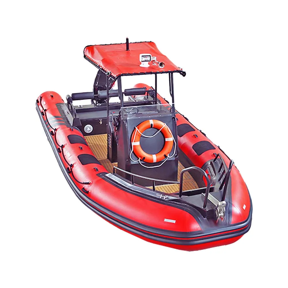 High Quality Inflatable Fishing Drift Dock Dinghy Boats Zodiac Inflatable Rib Boat Hypalon With Engine