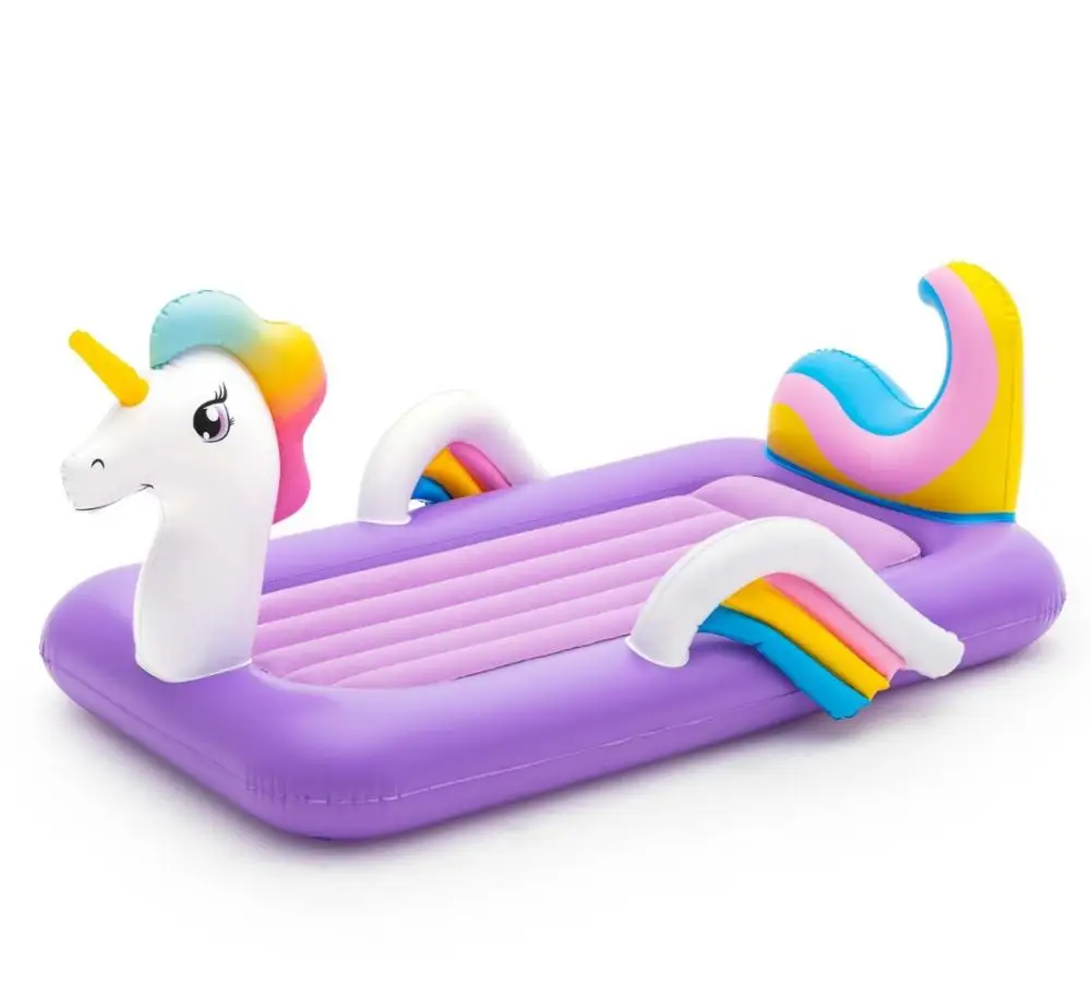 Bestway 67713 в конусовидном каблуке Единорог dreamchaser детский надувной матрас 1,96 м x 1,04 м x 84 см