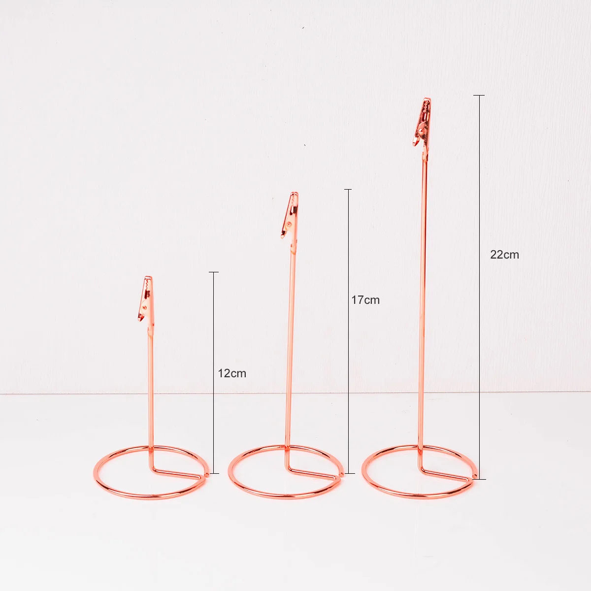 Metal Iron Wire Alligator Paper Note Holder Table Number Stands Sign Desktop Photo Memo Clips Holder Cards Display Clips