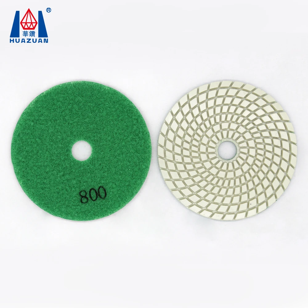 4 inch 7 steps wet diamond polishing pad for marble granite