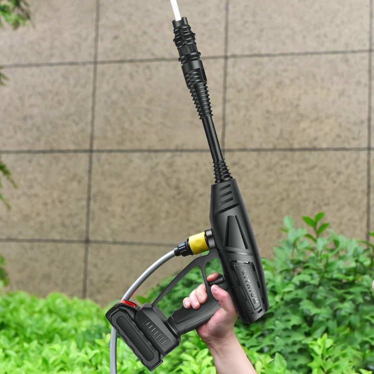 
Battery High Pressure Washer Gun 2021 Factory New Lithium Battery Water Washing Wireless Car Washer Electric Portable Water Gun 