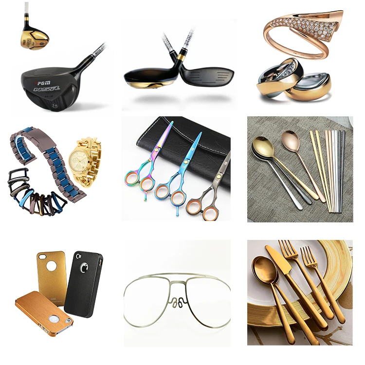 Door handles/door knob PVD gold silver coating machine,Furniture handle knob lock PVD vacuum coating equipment,coating system