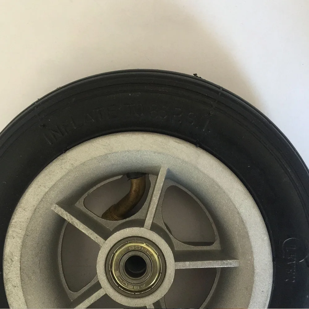 Electric Scooters 6 inch Pneumatic Tire 6X1 1/4 Wheel 4 inch Aluminium Rims Hub 150mm Tyres Wheels A Bike Bicycle Accessories