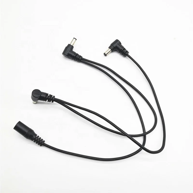 9V 12V 1A Power 1 to 4 way DC cable DC 5.5 x 2.5mm Guitar cable Daisy chain cable power adapter