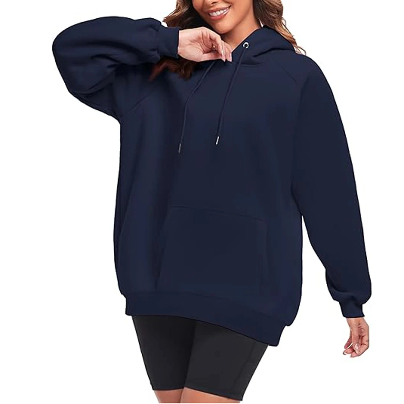 Fashion Wear Solid Color Women Hoodies Winter Clothing Women Hoodies