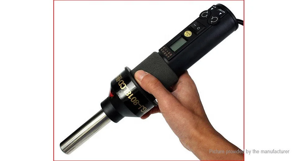GJ-8018LCD 450 Вт портативный тепловой пистолет с контролем температуры