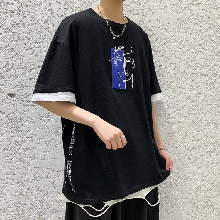 Sport Wholesale Custom Plus Size Men T Shirt Hip Hop Style Cotton Oversized Soft Tshirt With Logo
