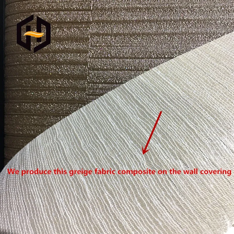 Cheese Cloth Woven Fabric Backing Laminate Scrim Mesh Fabric For Wall Cloth Covering