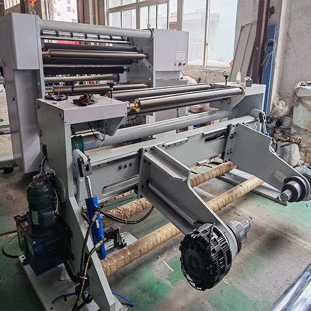 Siemens PLC and Servo Motor Control High Speed Plastic Film Slitting and Rewinding Machine