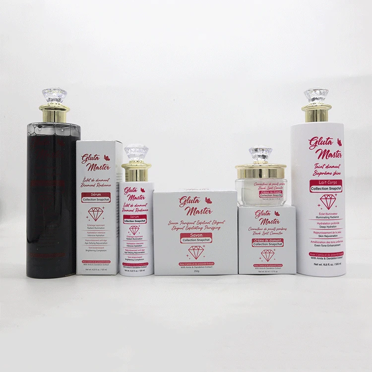 OEM Whitening Cream Soap Serum Lotion Full Set Kit Black Spots Remover Brightening Whitening Face Care for Women Skin Care Set