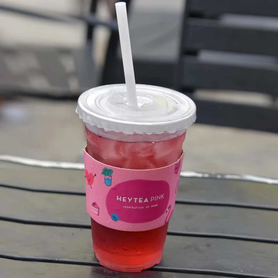 custom pet plastic cups with logo printed personalized cold coffee cups with lids disposable juice drink cup manufacturer