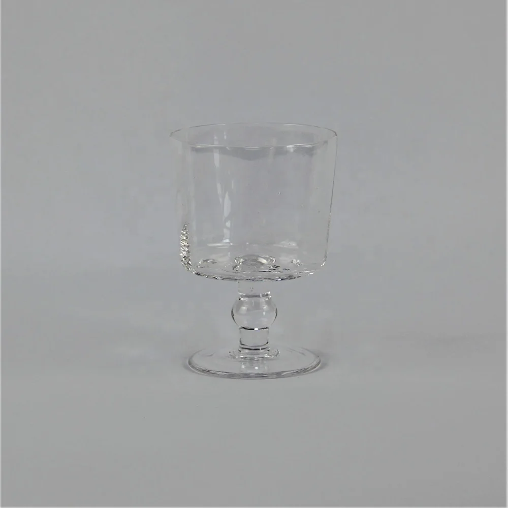 custom logo unique small mini bubble effect crystal wine goblets glass red wine tasting glasses set