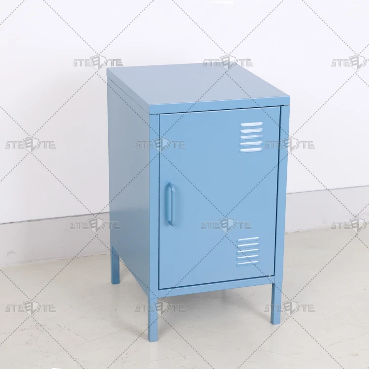 Customized colorful kids locker steel small mini locker with single door