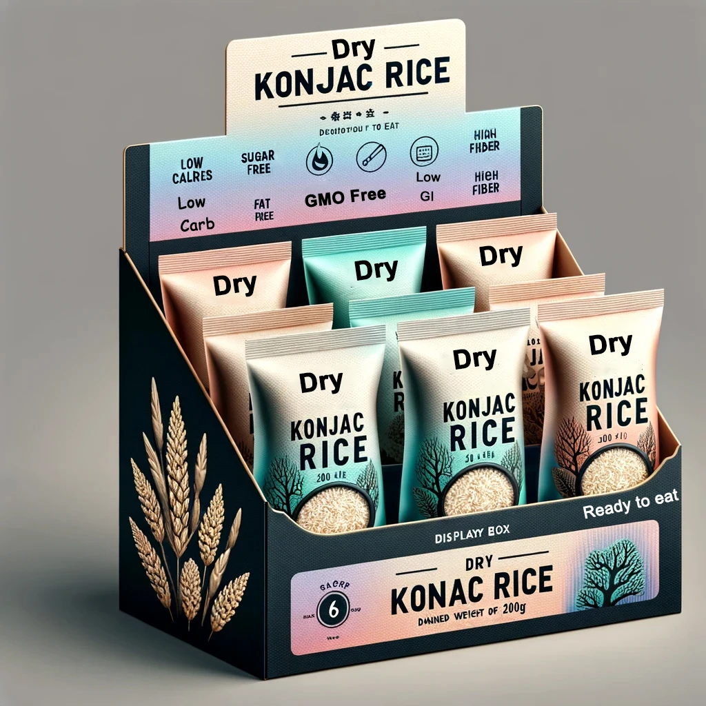 Diabetic Rice Instant Dried Konnyaku Rice Dried Shirataki Rice Low Carb