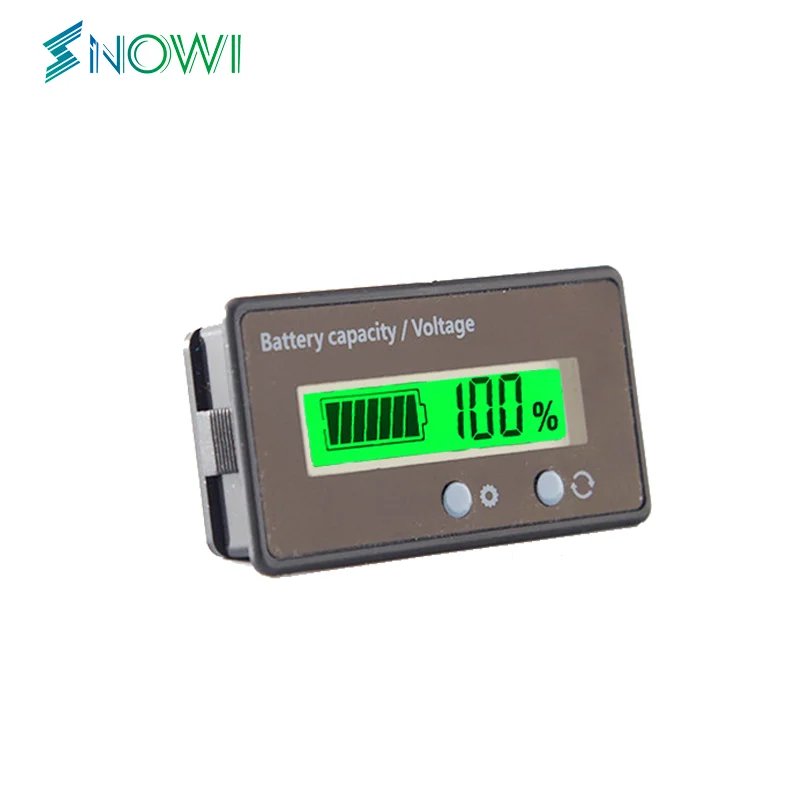 GY-6S 12V/24V  LCD Car Lead-Acid Lithium Battery Voltmeter Voltage Tester battery Voltage meter Battery Capacity Indicator