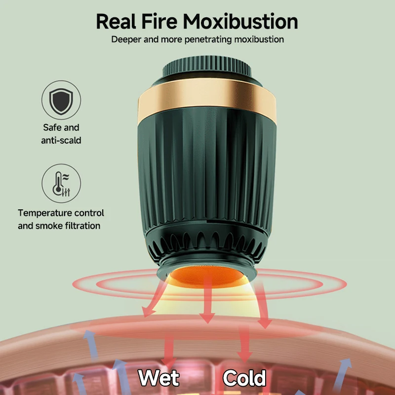 Healthy Potable Small Moxibustion Traditional Chinese Medicine Acupoint Moxibustion Reusing Moxibustion Cups