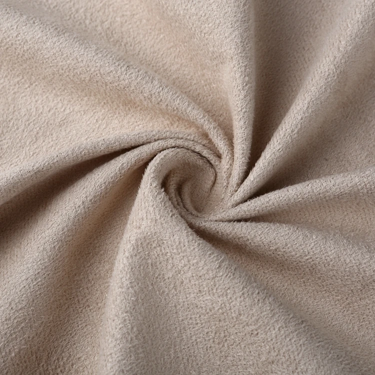 
China Factory Warp Knitted Fabric Super Soft Suede Fabric for Jacket 