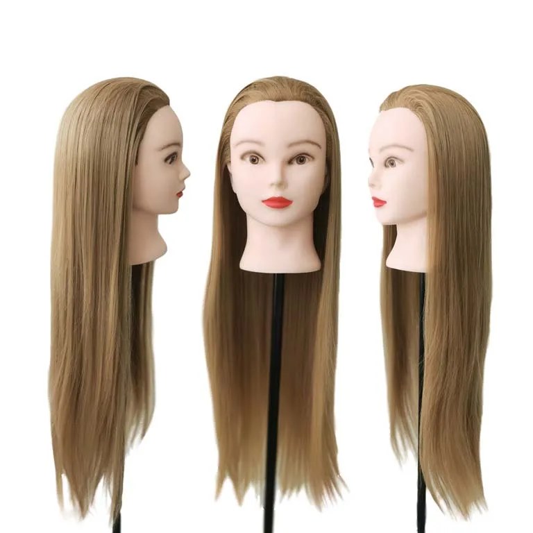 
mannequin with human hair training heads doll cosmetology mannequins vendido hair dummy with stand 