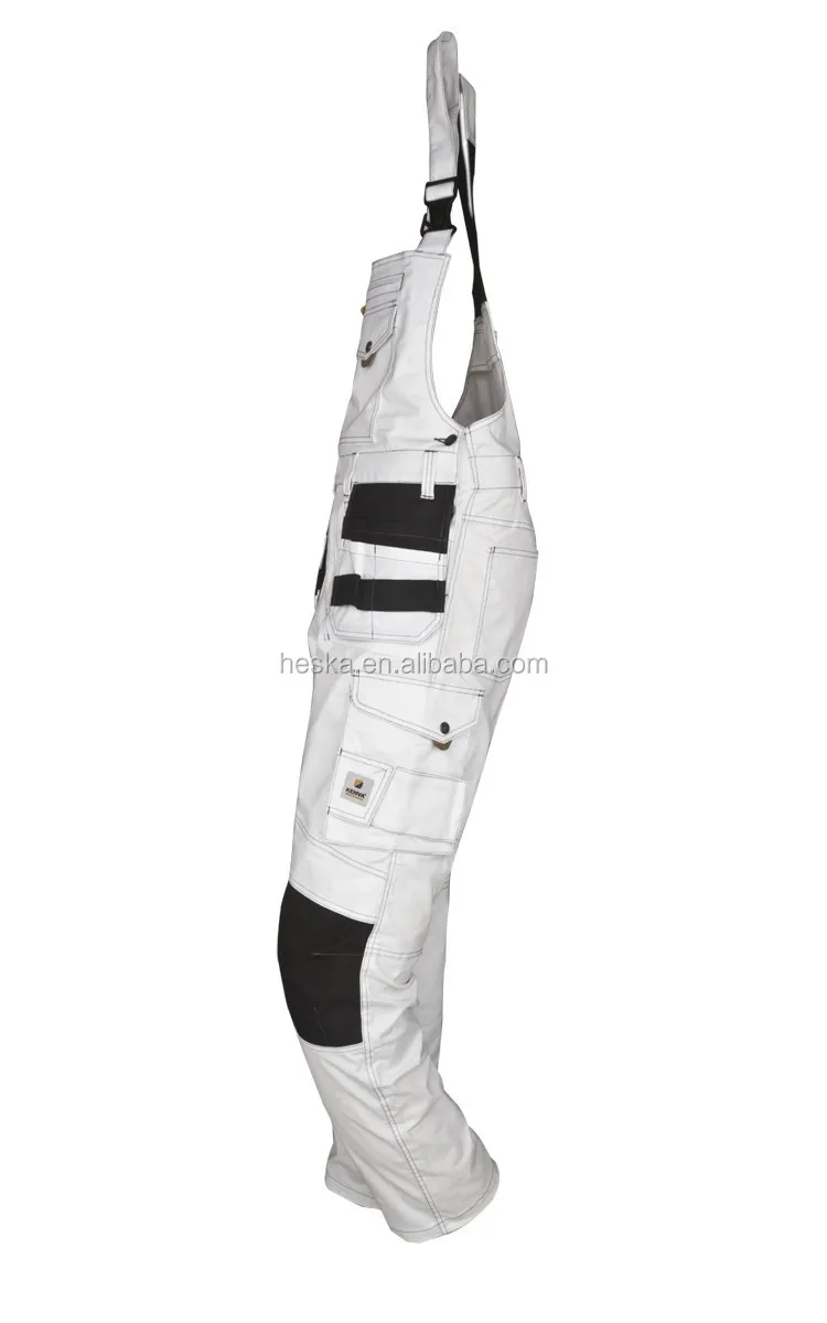 Polycotton bib pants vest workwear mens bib overalls