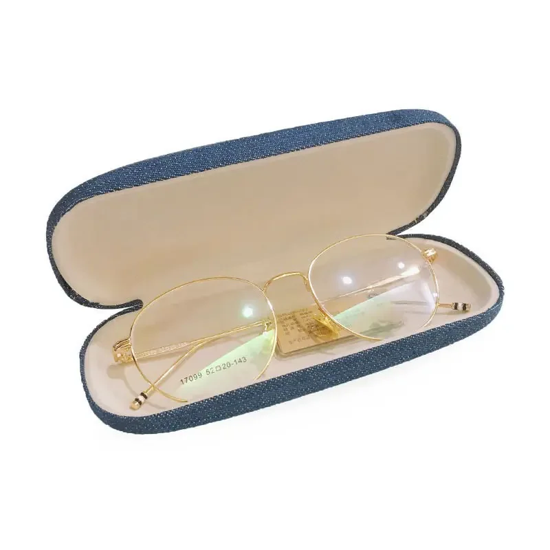 Factory Wholesale Optical Glasses Iron Box Custom Logo Fashion Purple Blue Eyeglass Hard Case Sunglasses Storage Boxes