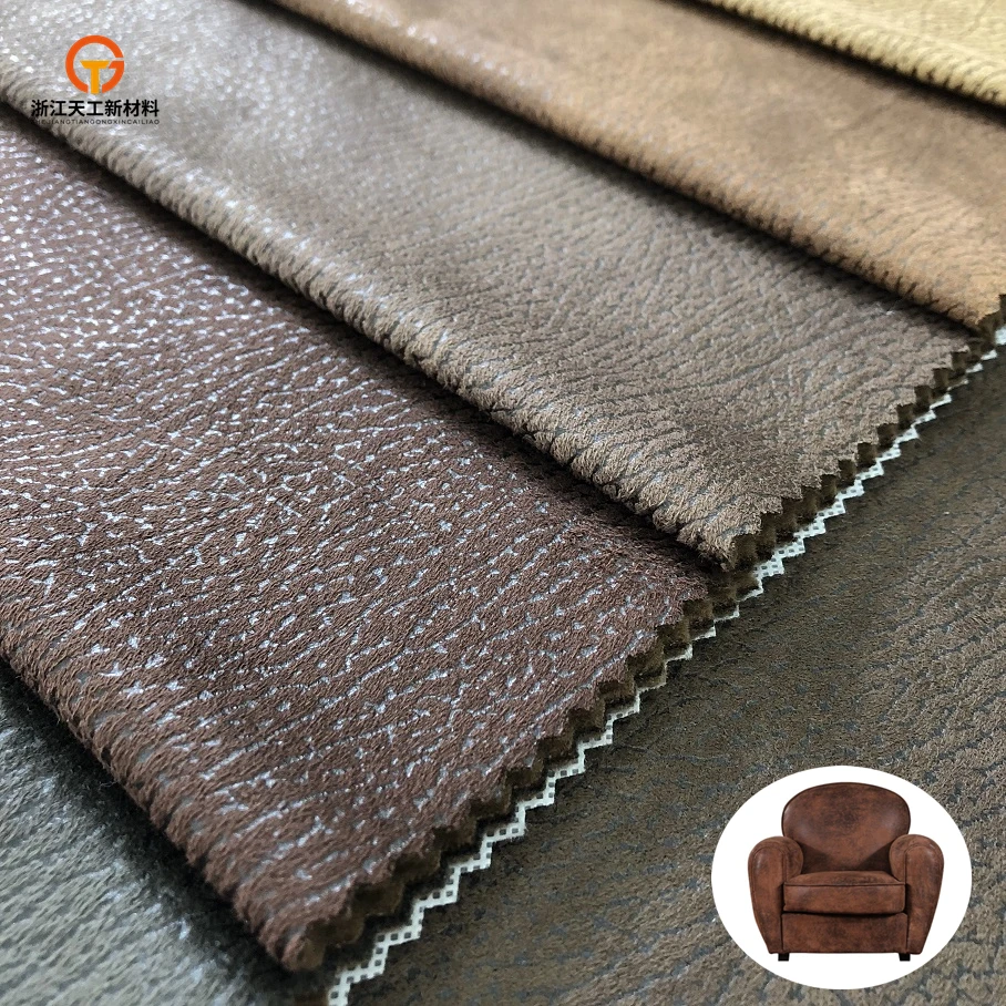 High quality wholesale custom 100% polyester waterproof holland printed velvet flock fabric of sofa