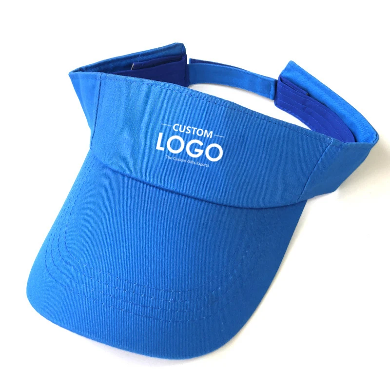 Custom Logo Sun Visor Hats Cap Sport Wear Athletic Sun Visor Caps Adjustable Sun Protection Visors for Women Men