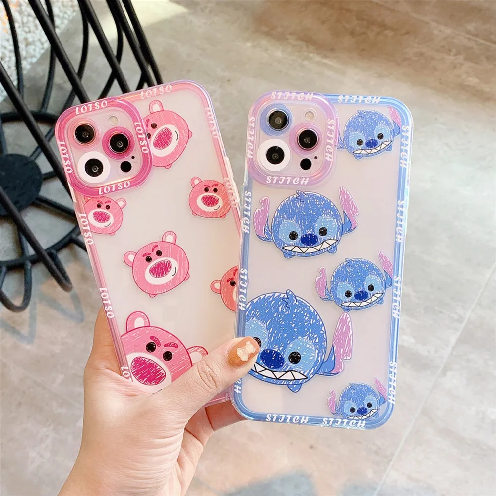 Custom Soft Clear Tpu Cartoon Lens Camera Protection Phone Cover for iPhone 12 11 Xs 13 for iPhone 14 Pro Max Case