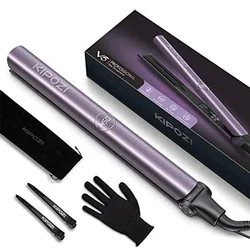 KIPOZI KP V5 2021 2020 2022 Мини Портативный 2 в 1 щипцы для волос волнообразный выпрямитель