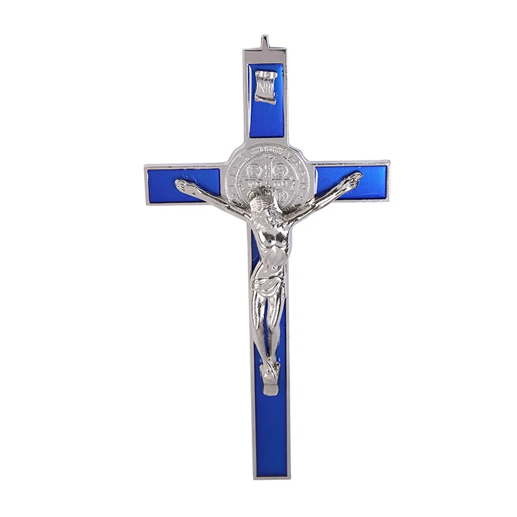 Church Relics Crucifix Jesus Christ On The Stand Cross Wall Crucifix Antique Home Chapel Decoration