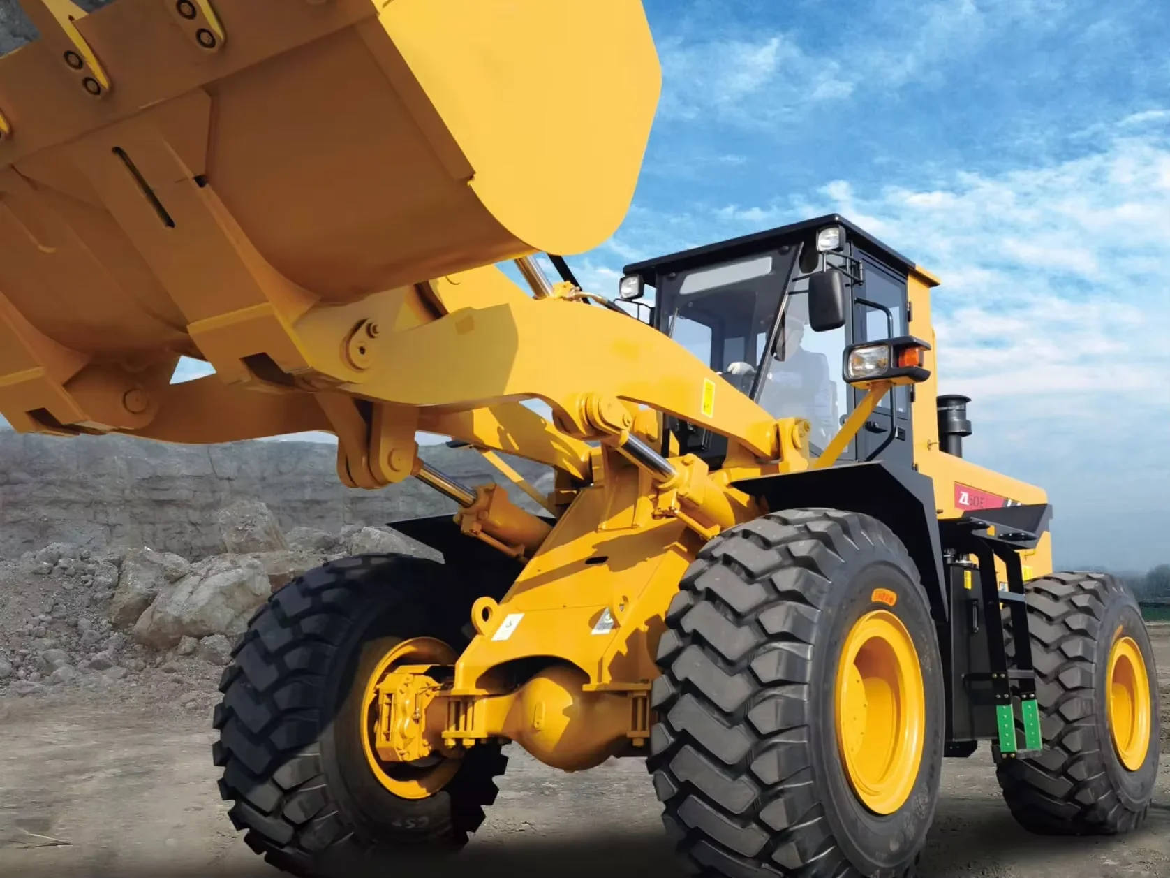 China famous brand ZL50E 5T Wheel loader price list for sale