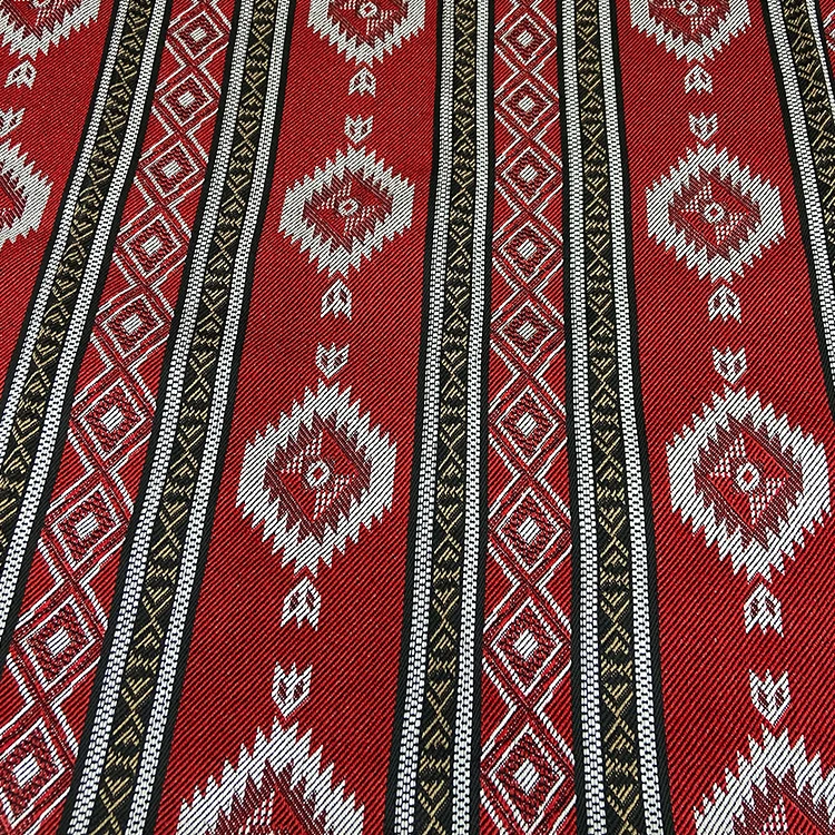 Free Sample Factory Supply Middle East Style Polyester Arabic Upholstery Home Textile Sadu Fabric