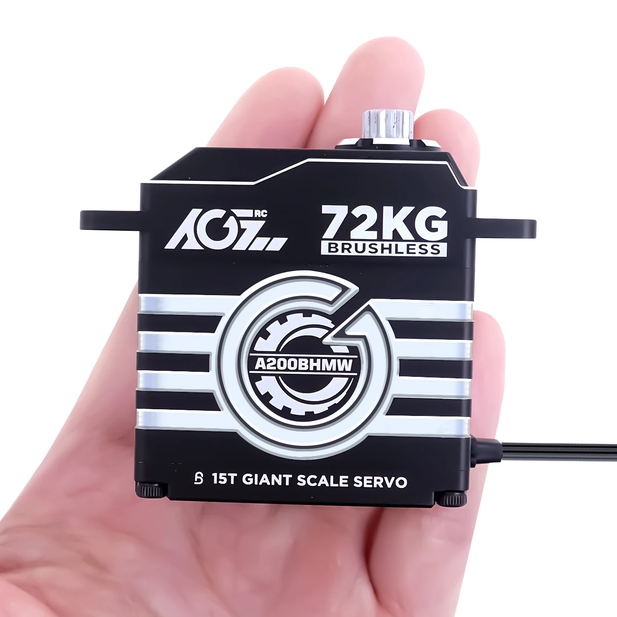 Новый тренд A200BHMW CNC корпус 1/6 весов 72 кг Ультра крутящий момент бесщеточный 15 т гигантский сервопривод для большого самолета автомобиля