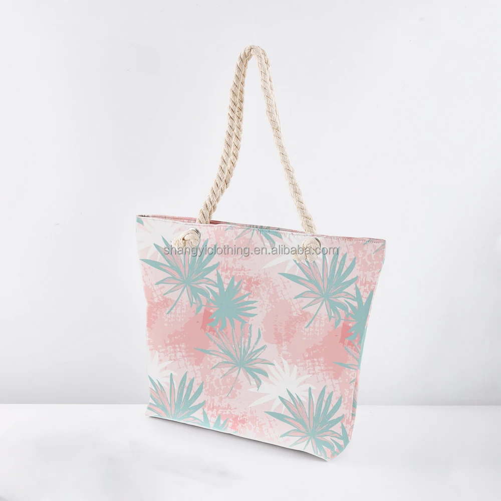 Beach Accessories Essentials Oversized Quick Dry Microfiber Beach Towel Pink Green Palm Beach Bag With Mat and Towel