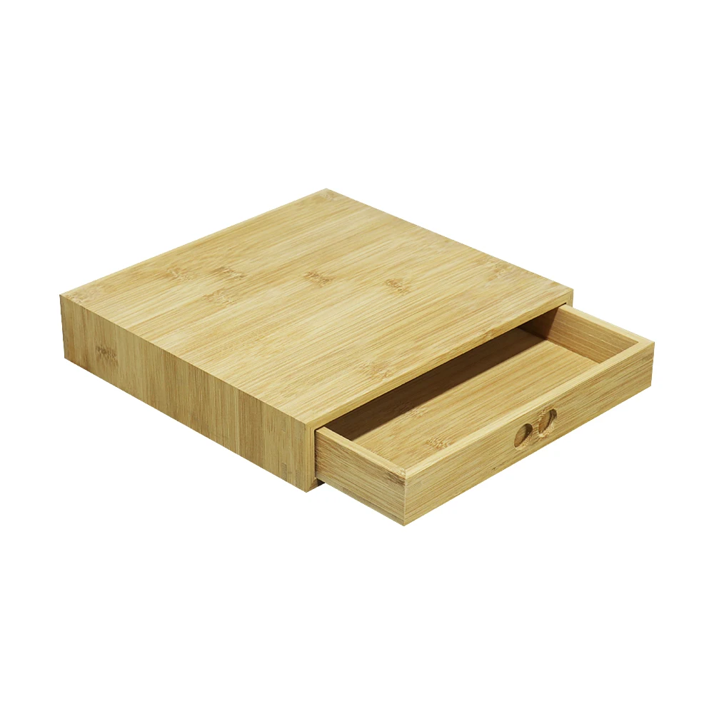 Custom Unfinished bamboo box Wholesale Rectangle Solid wood storage box Bamboo and wooden gift box