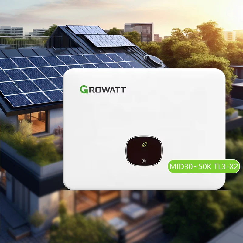 Growatt MID 30-50KTL3-X2 Pro коммерческий солнечный инвертор 33 кВт 36 40 50 60 Гц трехфазный 400 В вольт MPPT контроллер 50000 ватт