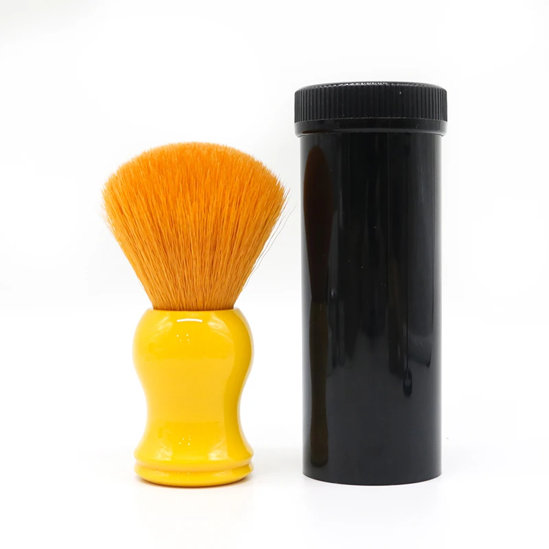 JDK Beard Shaving Nylon Brush Travel Best Nylon Shaving Acrylic Hair Brush Shaving Tools For Men
