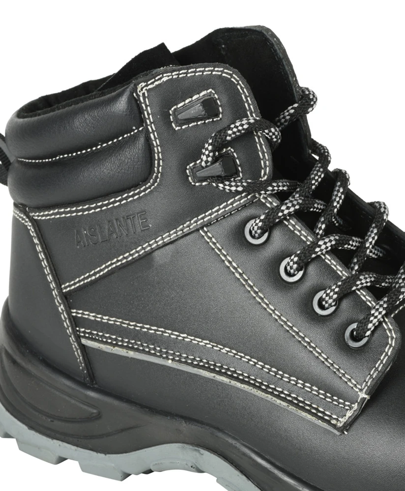 S3 Industrial Construction Leather Certified OEM Wholesale Manufacturer Safety Work Boots Shoes for Mens with Steel Toe Cap