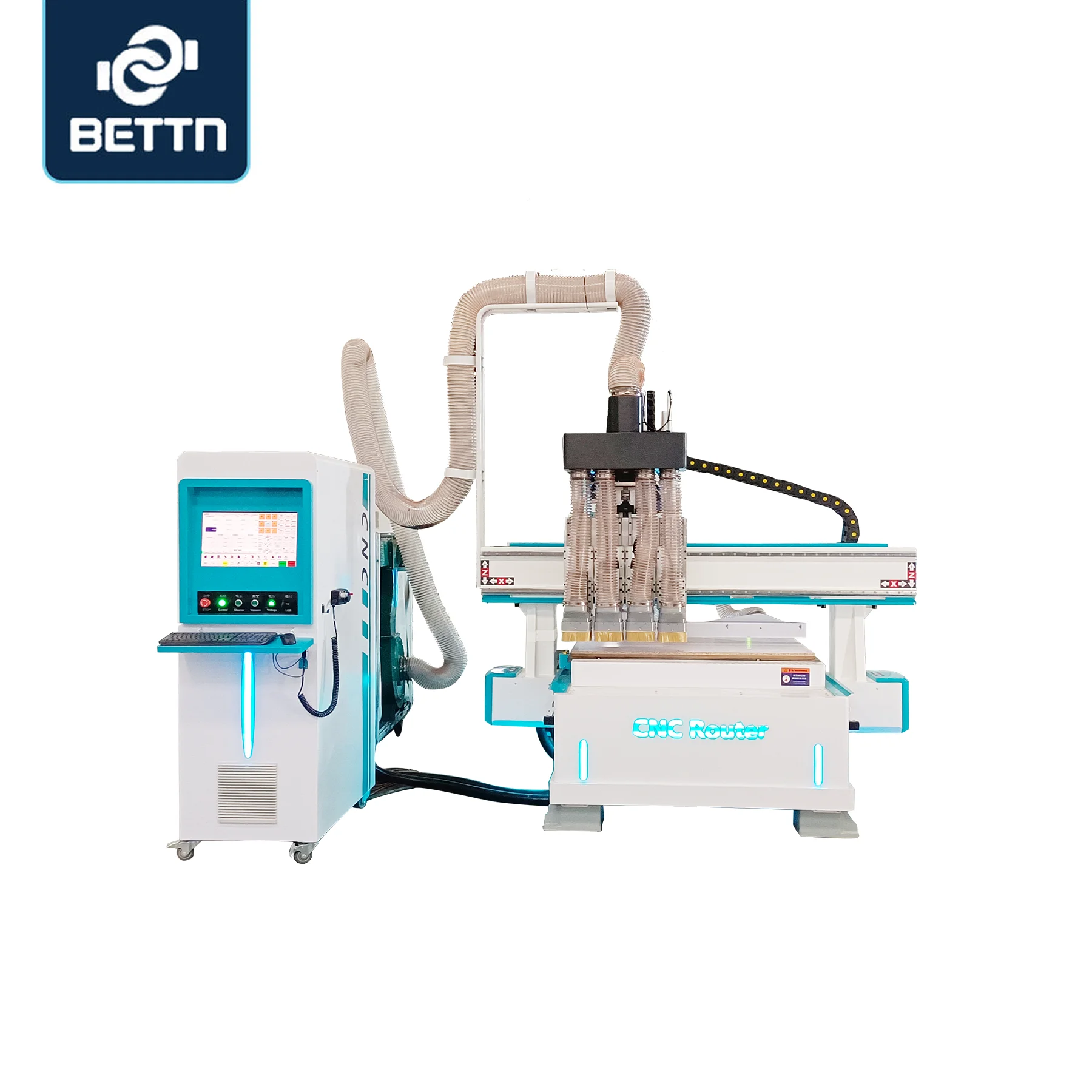 China Four Process CNC Router Cutting Machine 4 Axis CNC Router Woodworking Machine