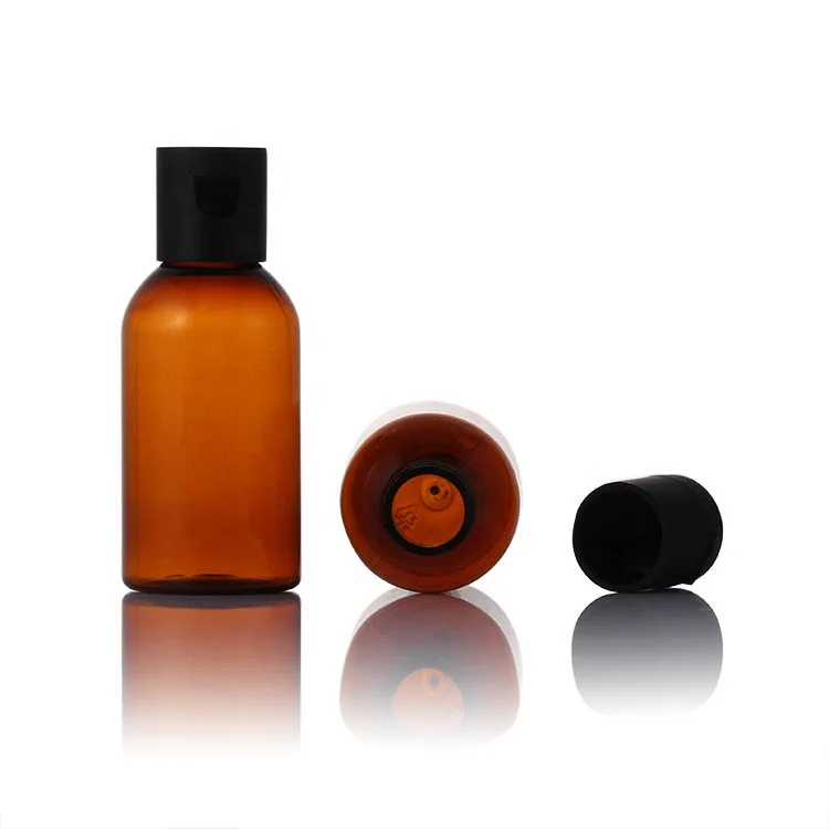 30ML 40ML 45ML portable brown bottle with easy open cap