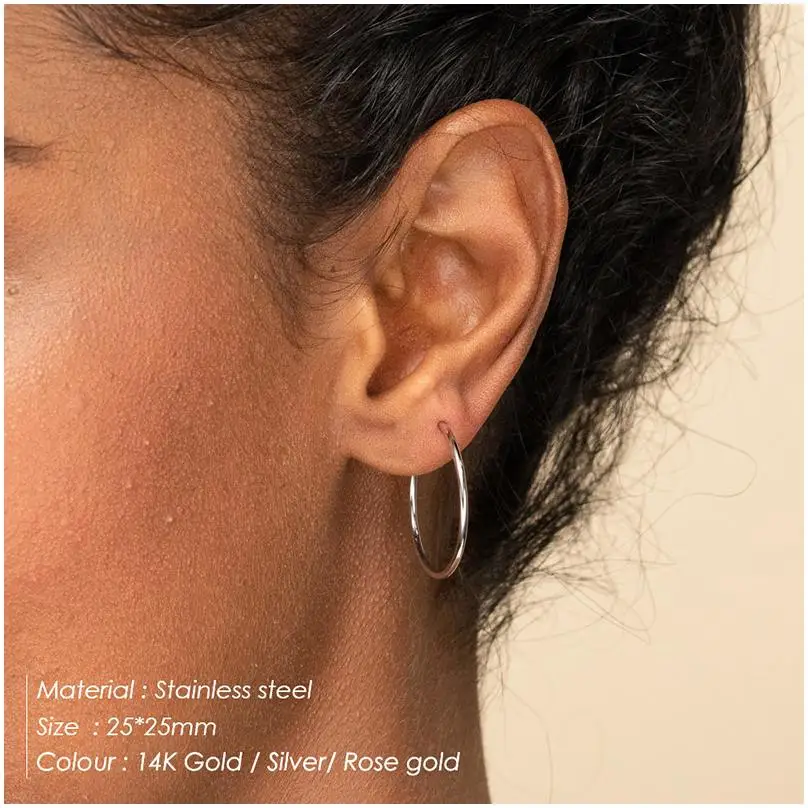 eManco Custom Stainless Steel Earing Set pendiente s Popular Boho Indian Gemstone Bridal Bamboo Elf Ear Cuff Clip Earring Fairy