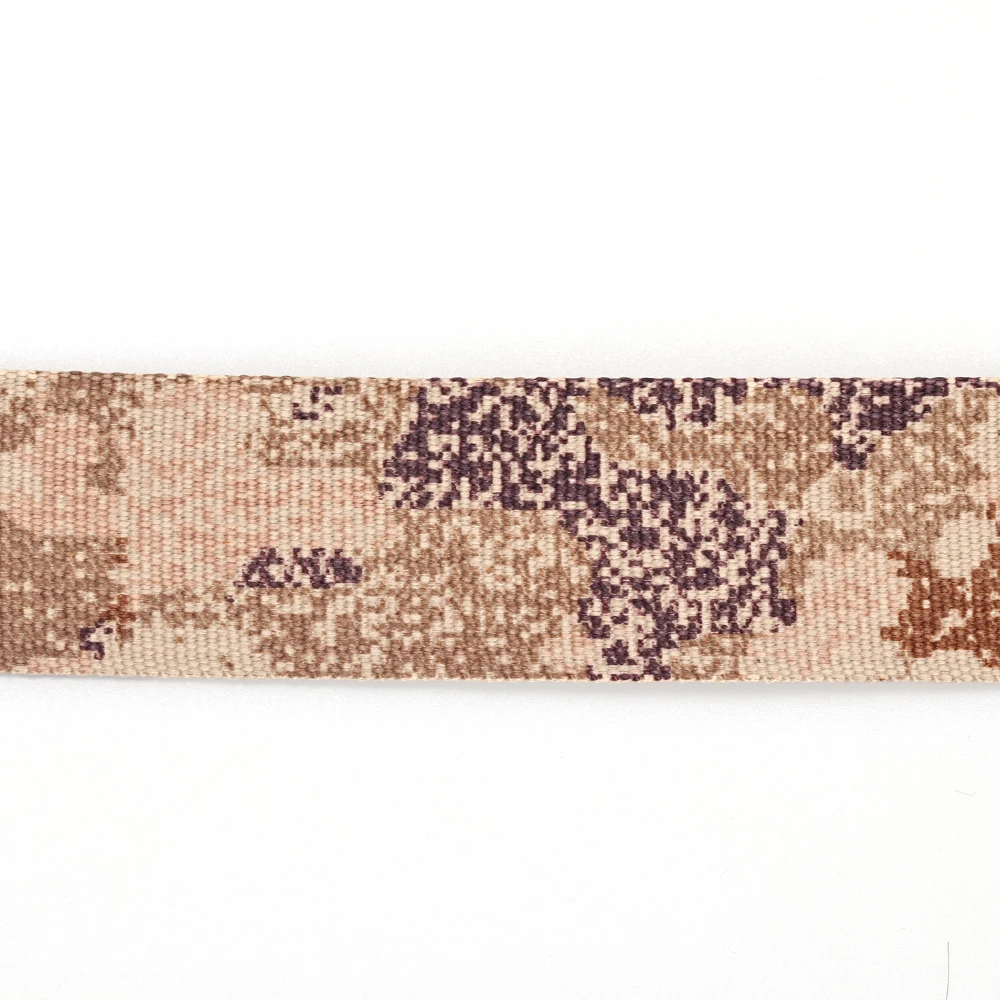 2023 Factory Directly Sale Camouflage Heavy Duty Camo Tactical Webbing Straps With Custom Printing Design