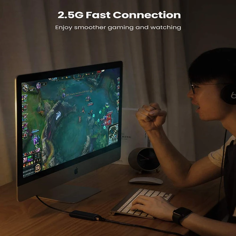  Пользовательский сетевой кабель Thunderbolt Lan 2 5 Гбит/с Usb C к Ethernet