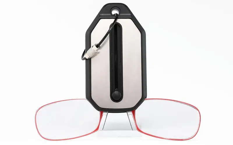 2023 Folding Legless Nose Clip Reading Glasses Men Women Mini Portable Smart Magnifier Glasses Ultra-light Diopter+1.0 To +3.0