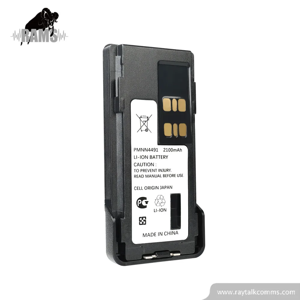 PMNN4491 MotoTRBO IMPRES Moto-rola P8668i2 Way Radio Li-ion Battery PMNN4491 7.4V 2100 mAh walkie talkie lithium ion batteries