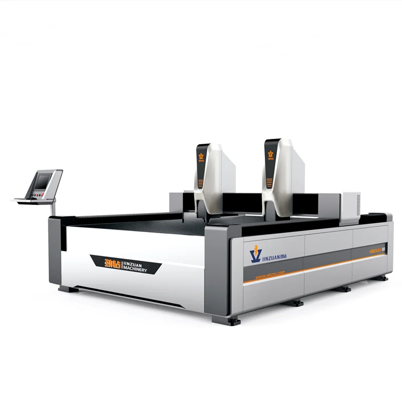 Jinzuan cnc router stone carving machine double head stone engraving machinery