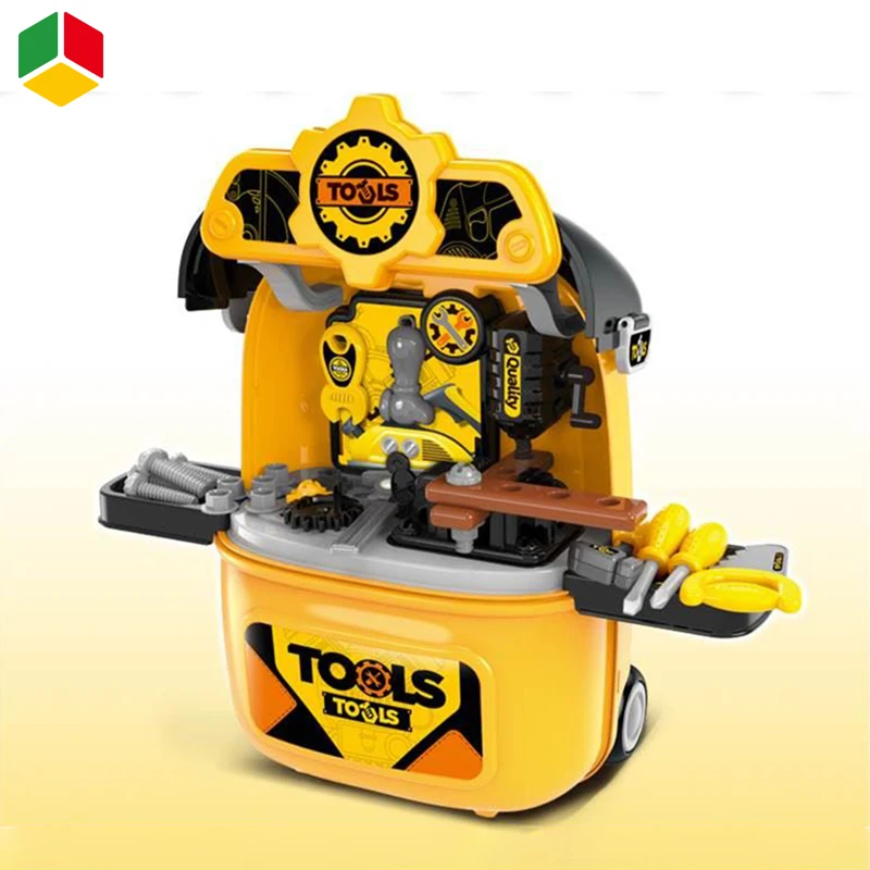 QS New 2 in 1 DIY Toys Role Playing Battery Operated Game Plastic Kid Pretend Educational Chef Kitchen Cooking Set Toys