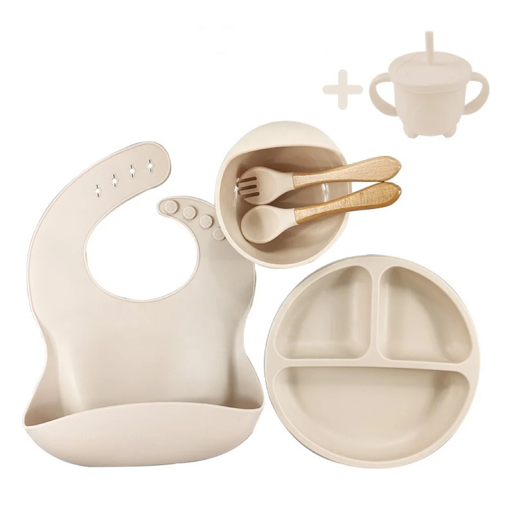 silicone baby feeding mat bottle bowl with spoon tableware set accessories feeding spoons plate bowls set for baby kids