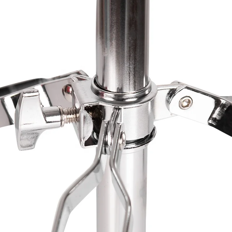 Cymbal Stand Straight & Cymbal Stand Double Braced Legs Height & Angle Adjustable Drum-kit Cymbal Support Rack